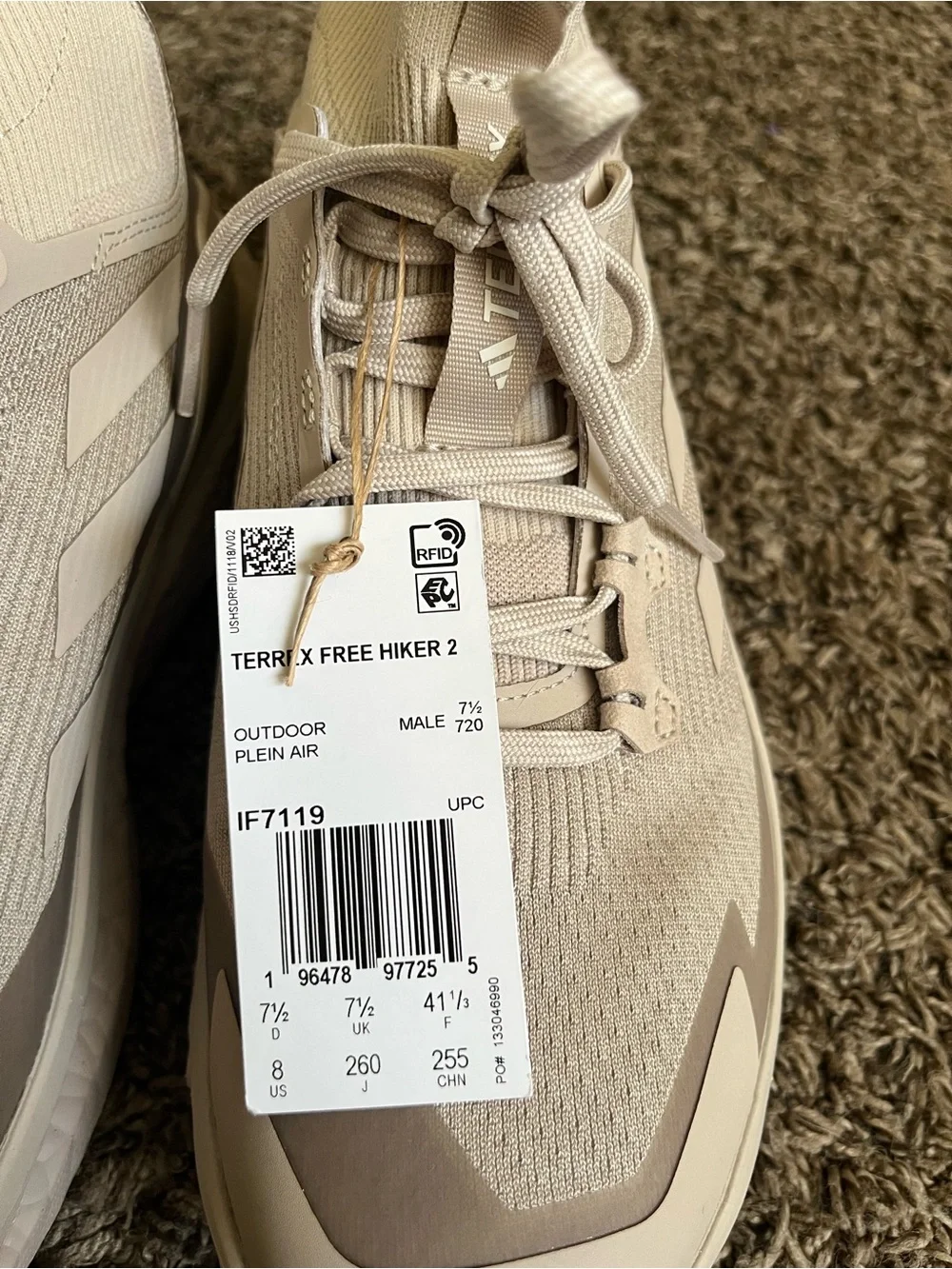 NWT Adidas Terrex Free Hiker 2 Hiking Boots